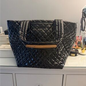 MZ Wallace Black Quilted Tote
